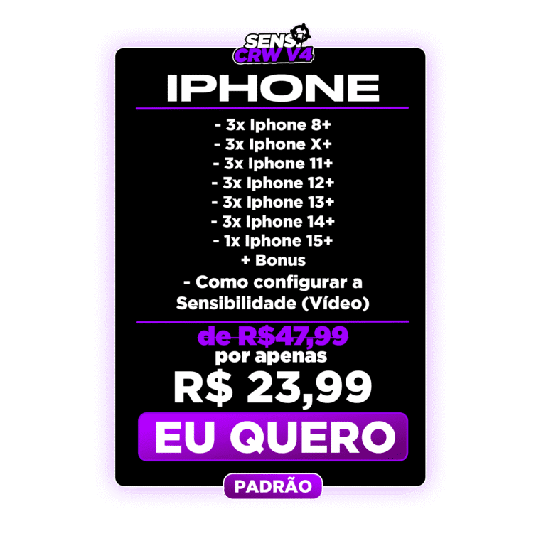 Pacote IPHONE Padrão